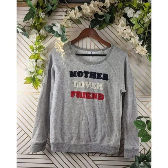 Sundry Tops Sundry Womens Mother Lover Friend Pullover French